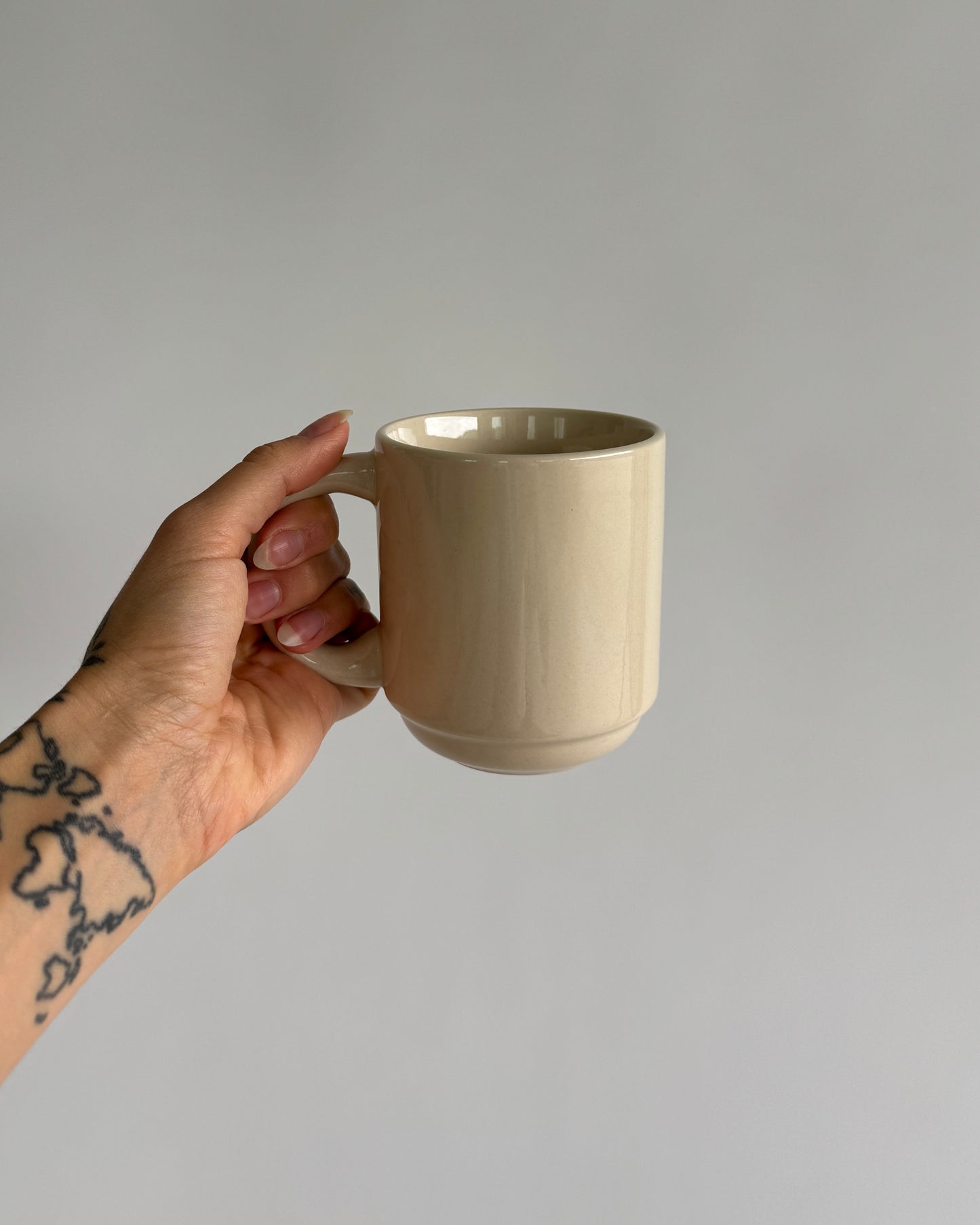 Coffee Mug Beige - Set of 2