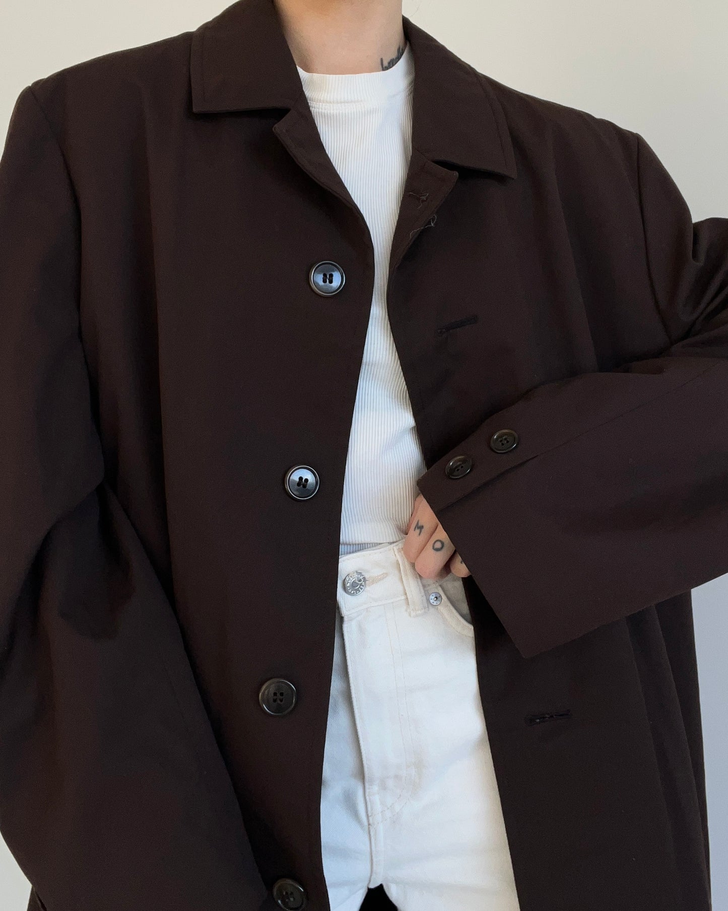 Brown Lined Trenchcoat