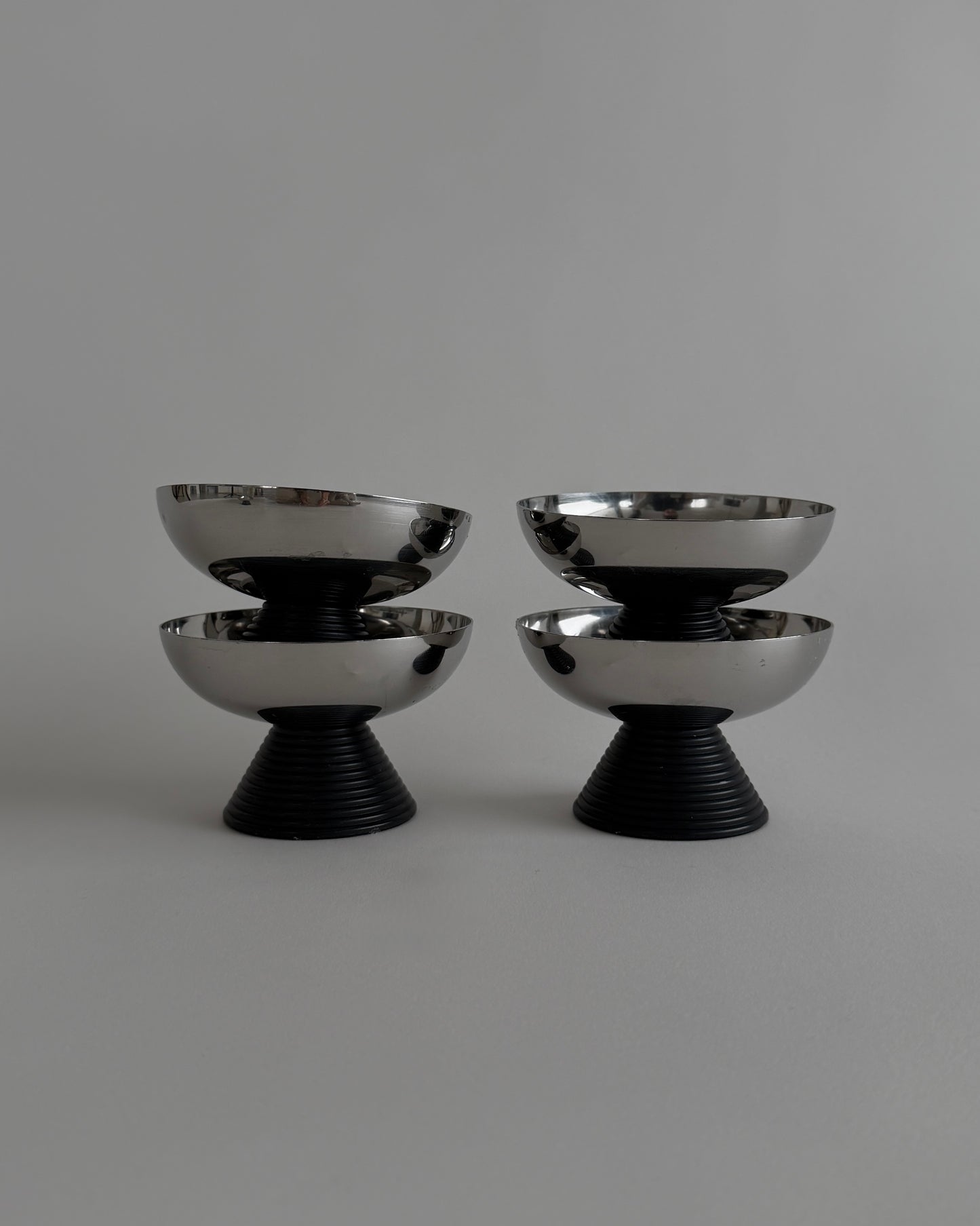 Vintage Chrom Cups - Set of 2