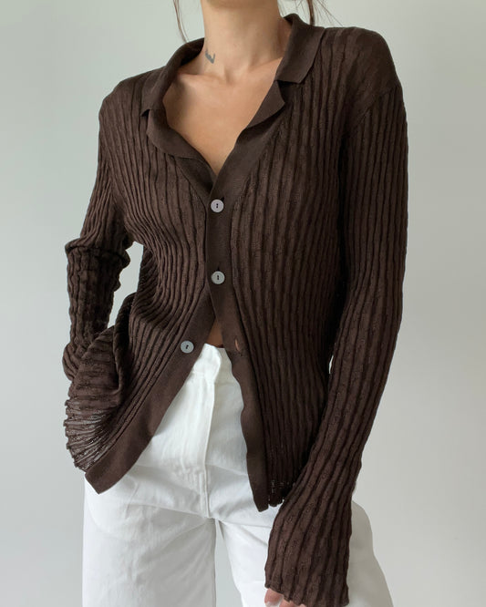 Longsleeve Top Brown