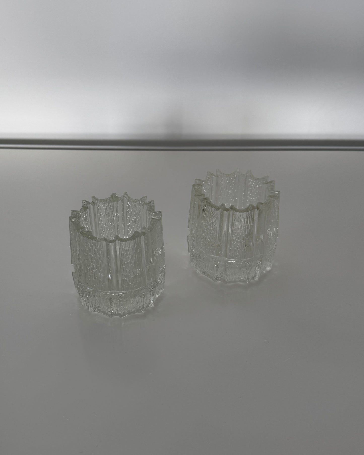 Heavy Glass Candle holder