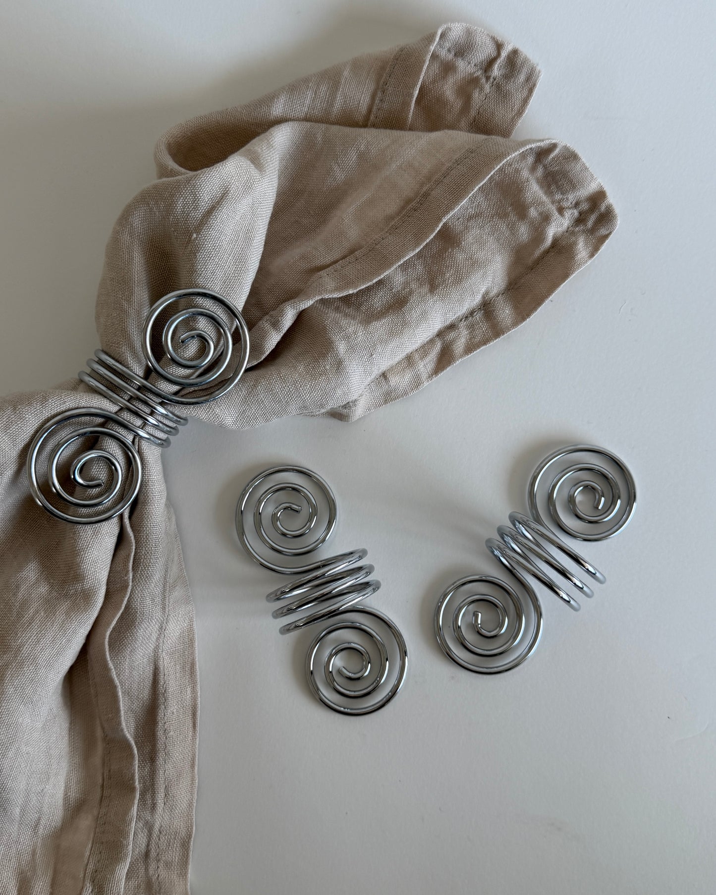 Swirl Napkin Ring- Set of 2