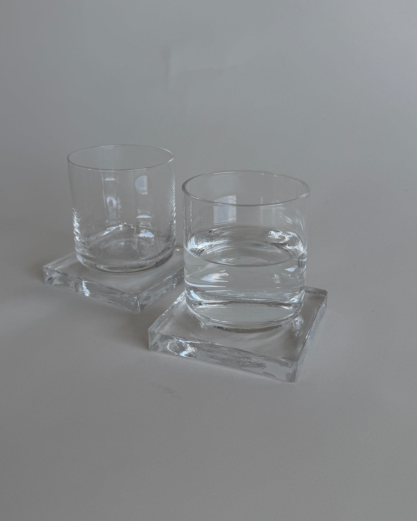 Glass Coaster Set