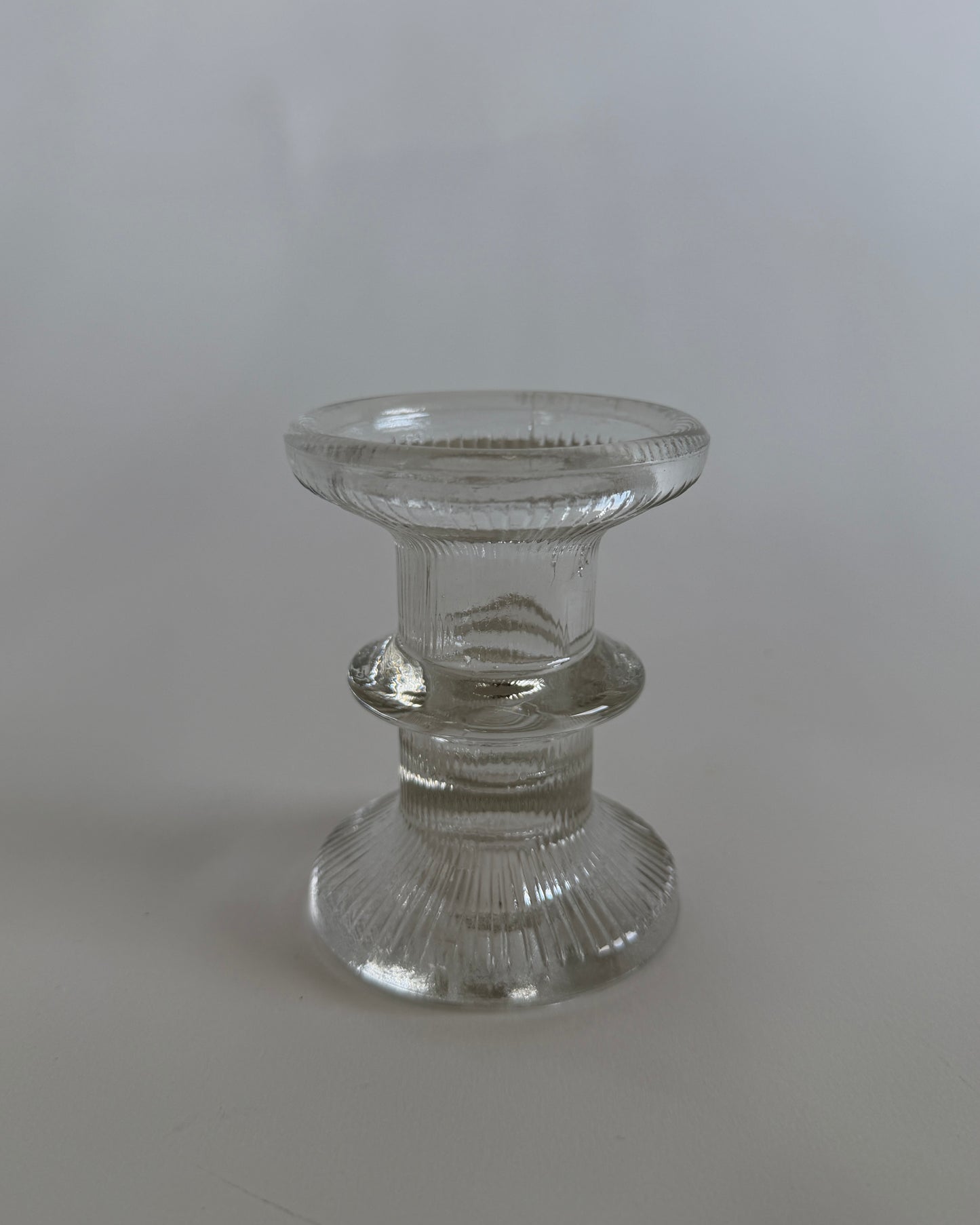 Glass Candle Holder- Set of 2