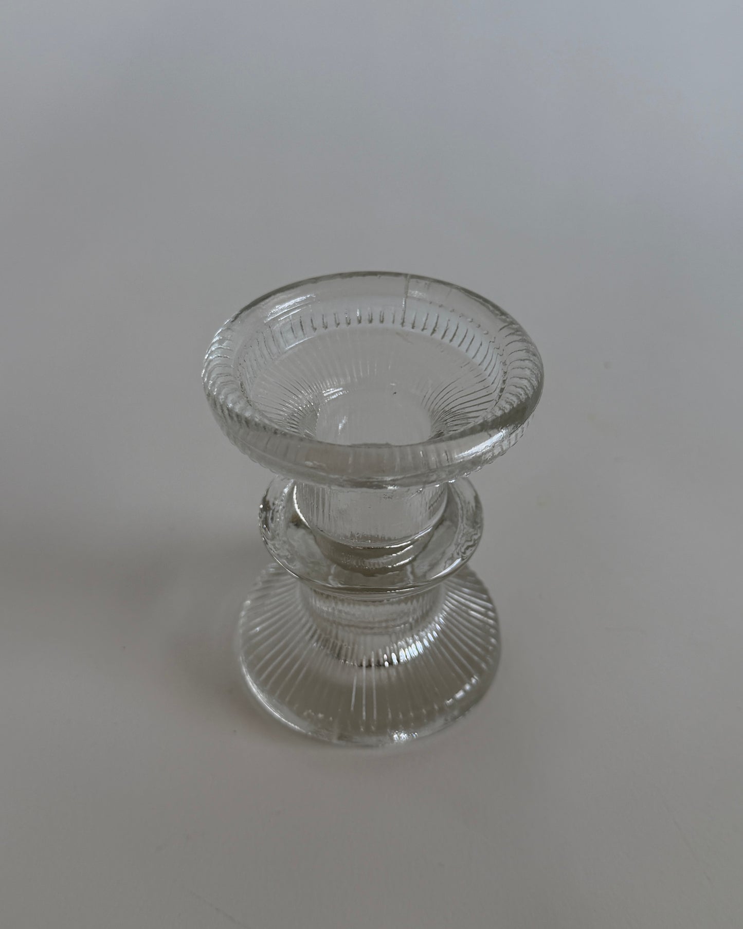 Glass Candle Holder- Set of 2