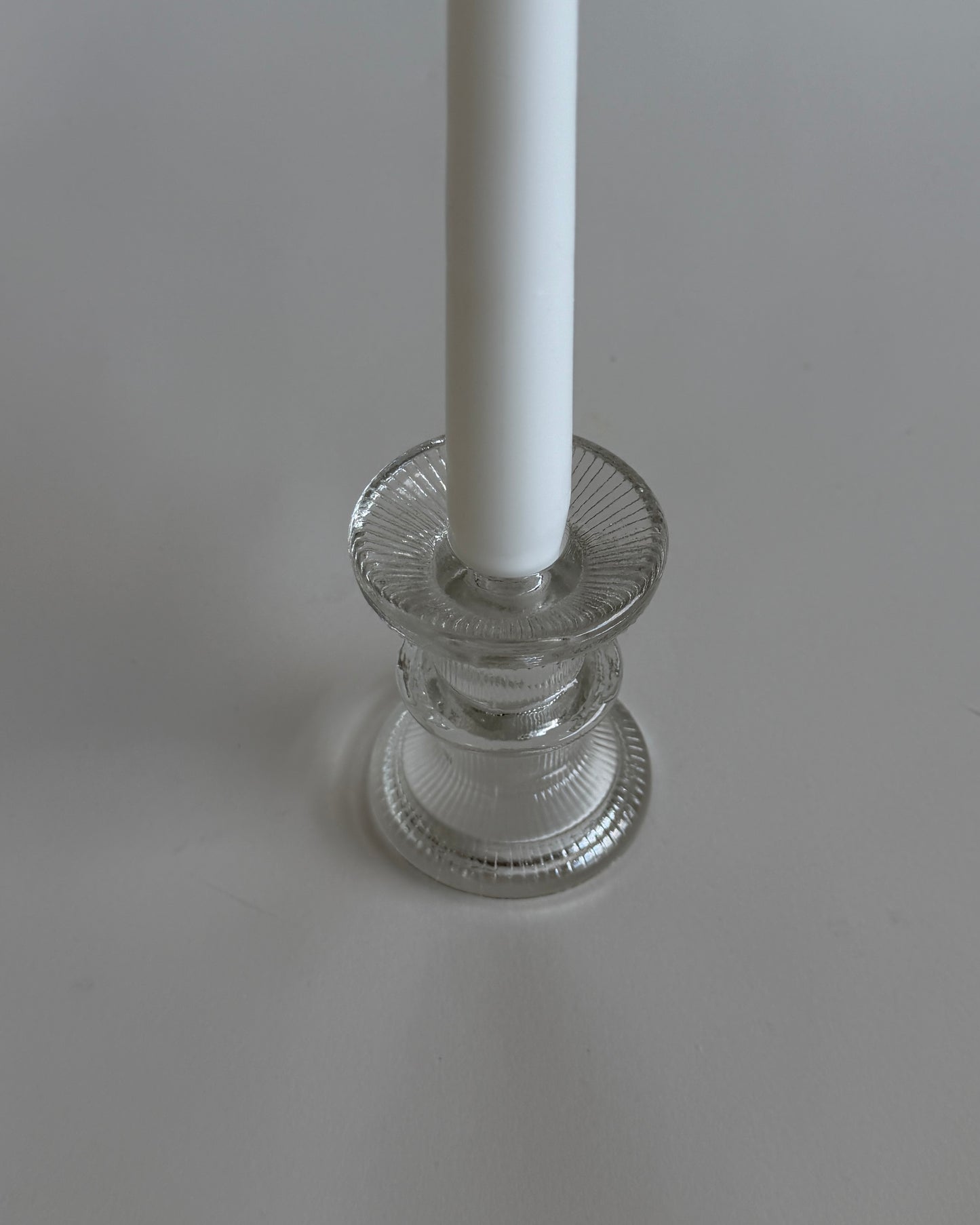 Glass Candle Holder- Set of 2