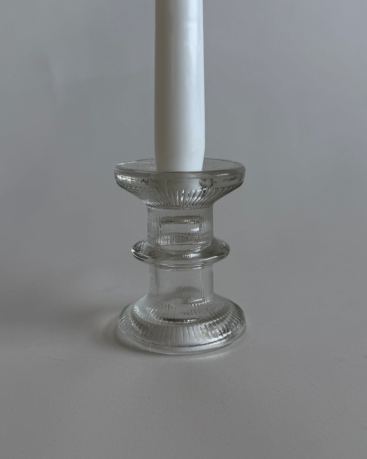 Glass Candle Holder- Set of 2