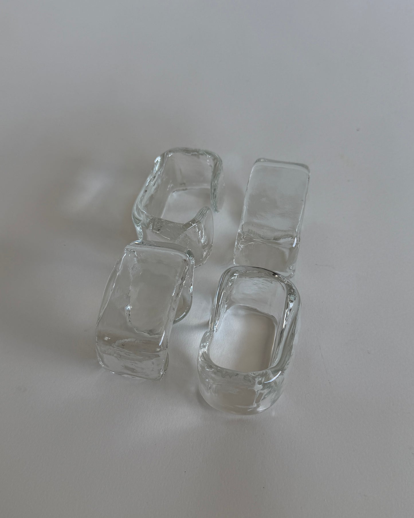 Glass Napkin Holder- Set of 2