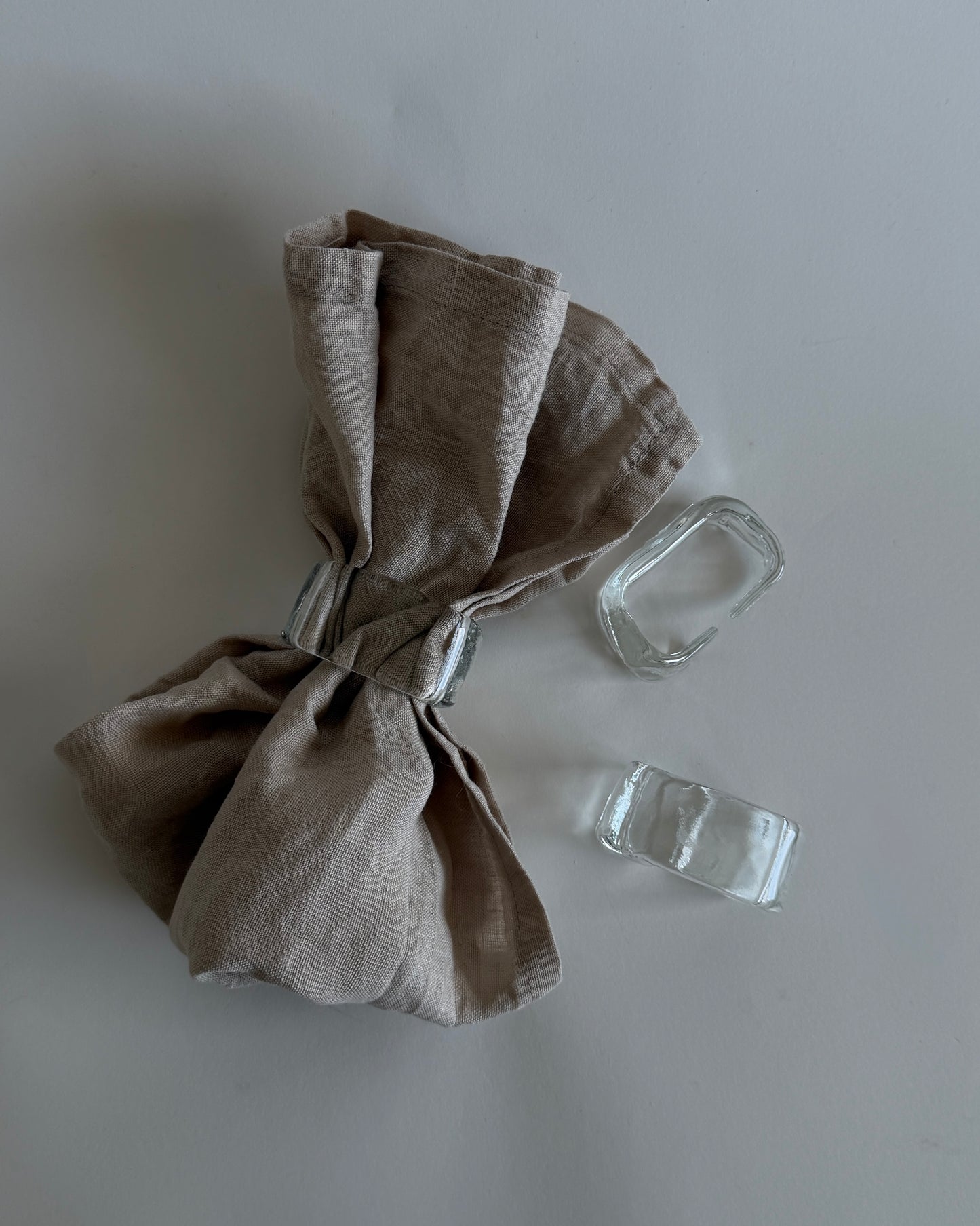 Glass Napkin Holder- Set of 2