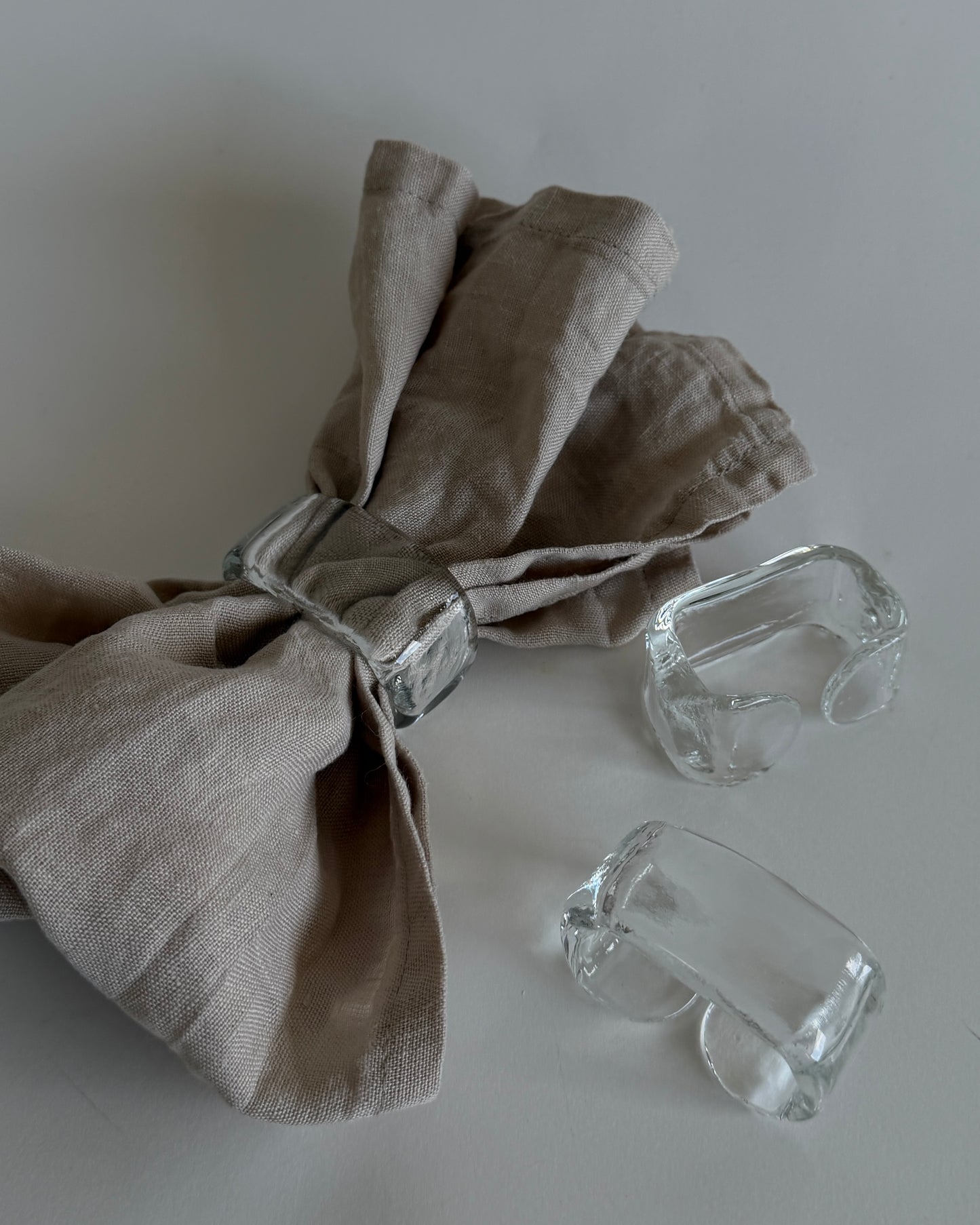 Glass Napkin Holder- Set of 2