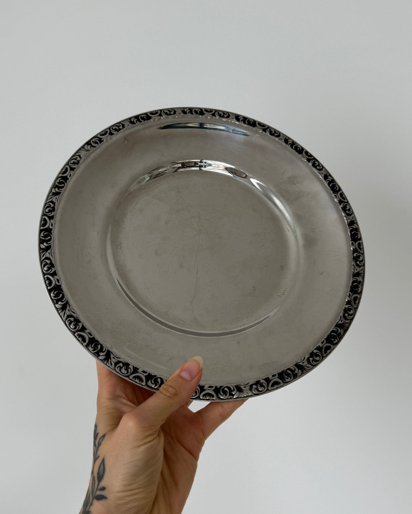 Chrone Plate Silver