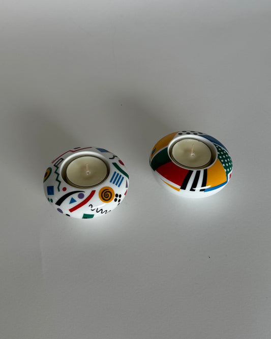 Candle Holder Memphis Design Set