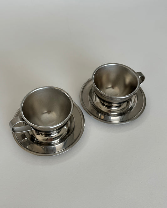 Espresso Cup with Big Saucer