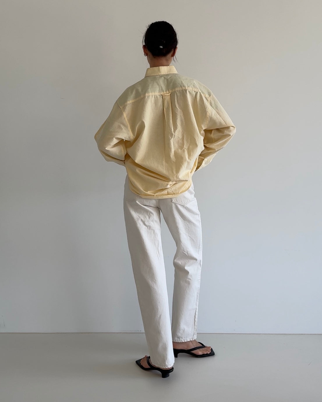 Oversized Shirt Light Yellow