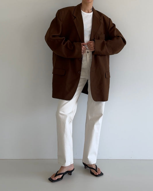 Very Oversized Blazer Brown