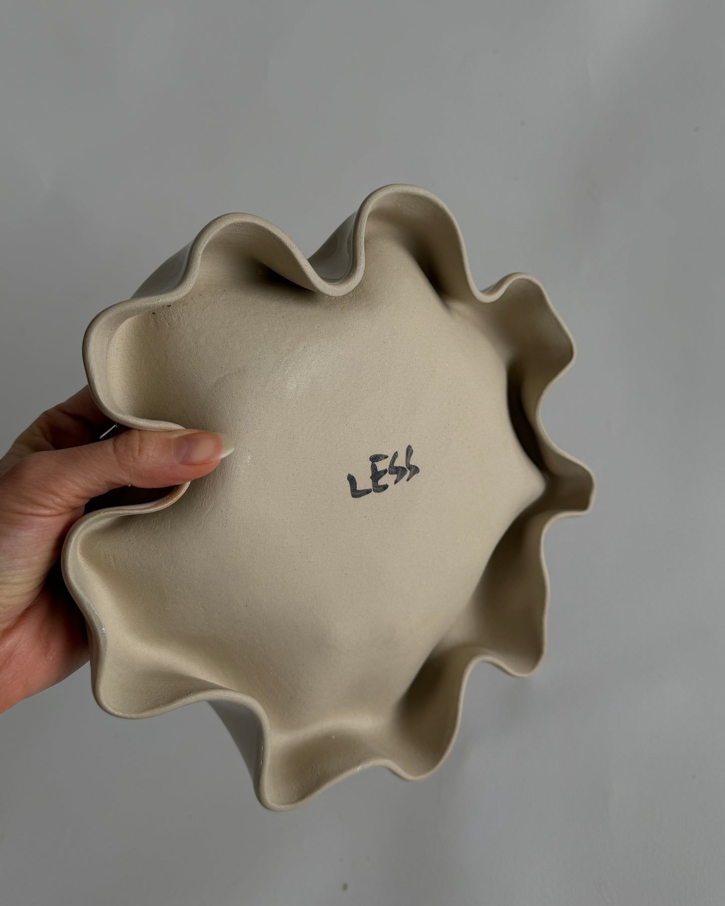 Less Melted Butter Plate Cream - Set of 2
