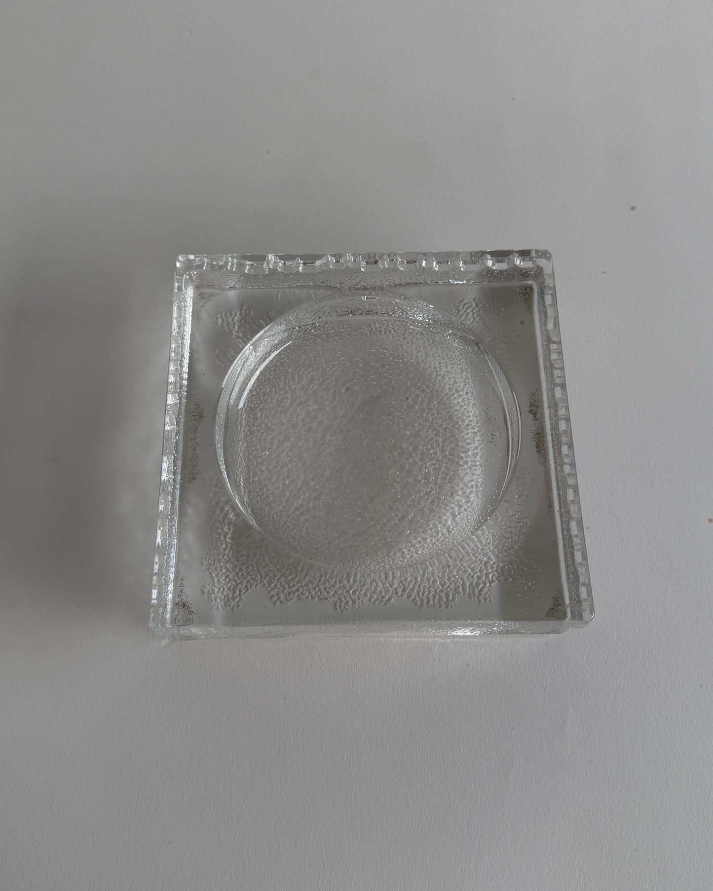 Heavy Glass Decor Bowl