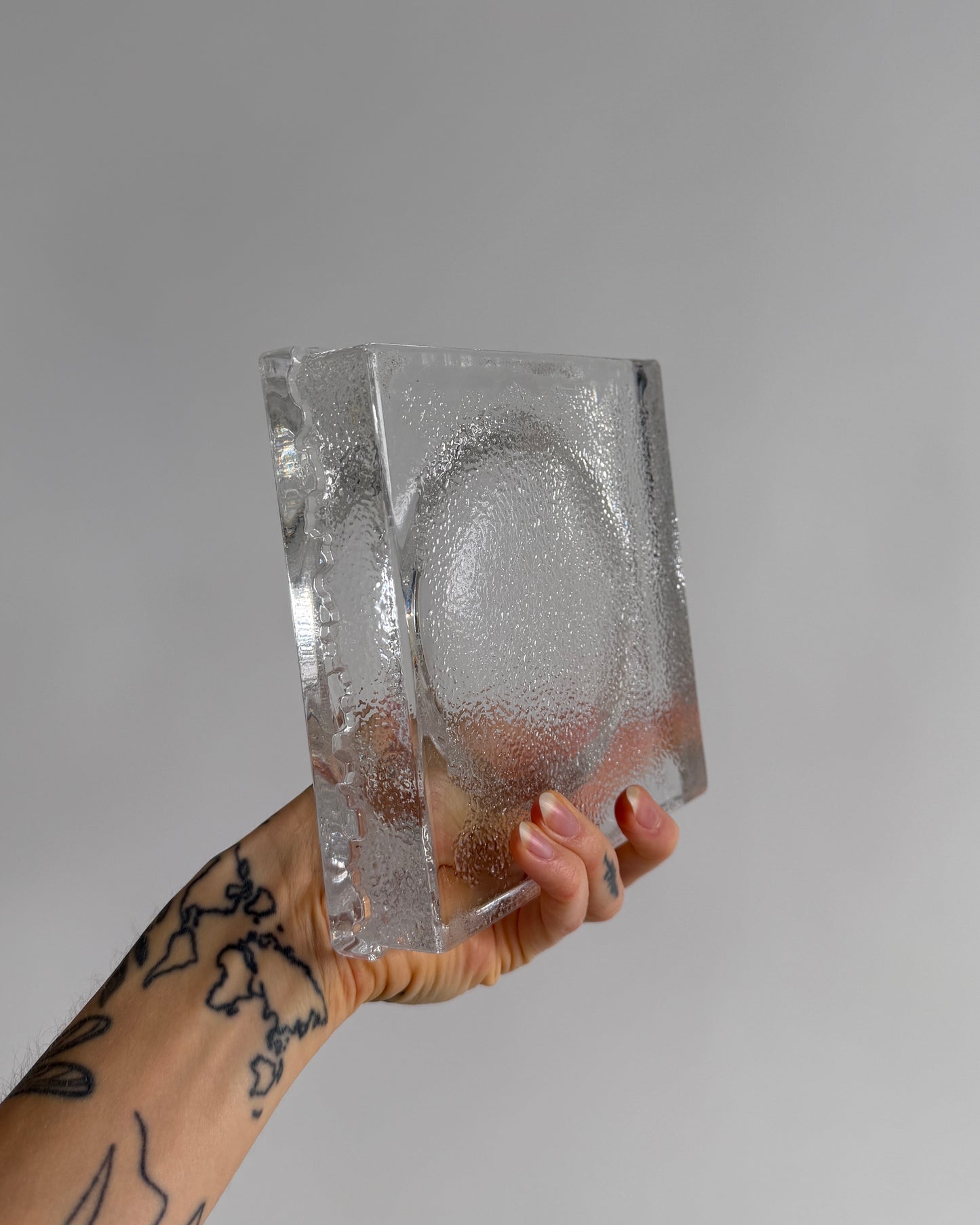 Heavy Glass Decor Bowl