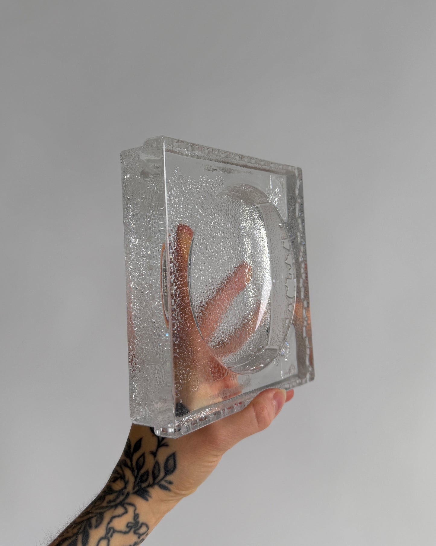 Heavy Glass Decor Bowl