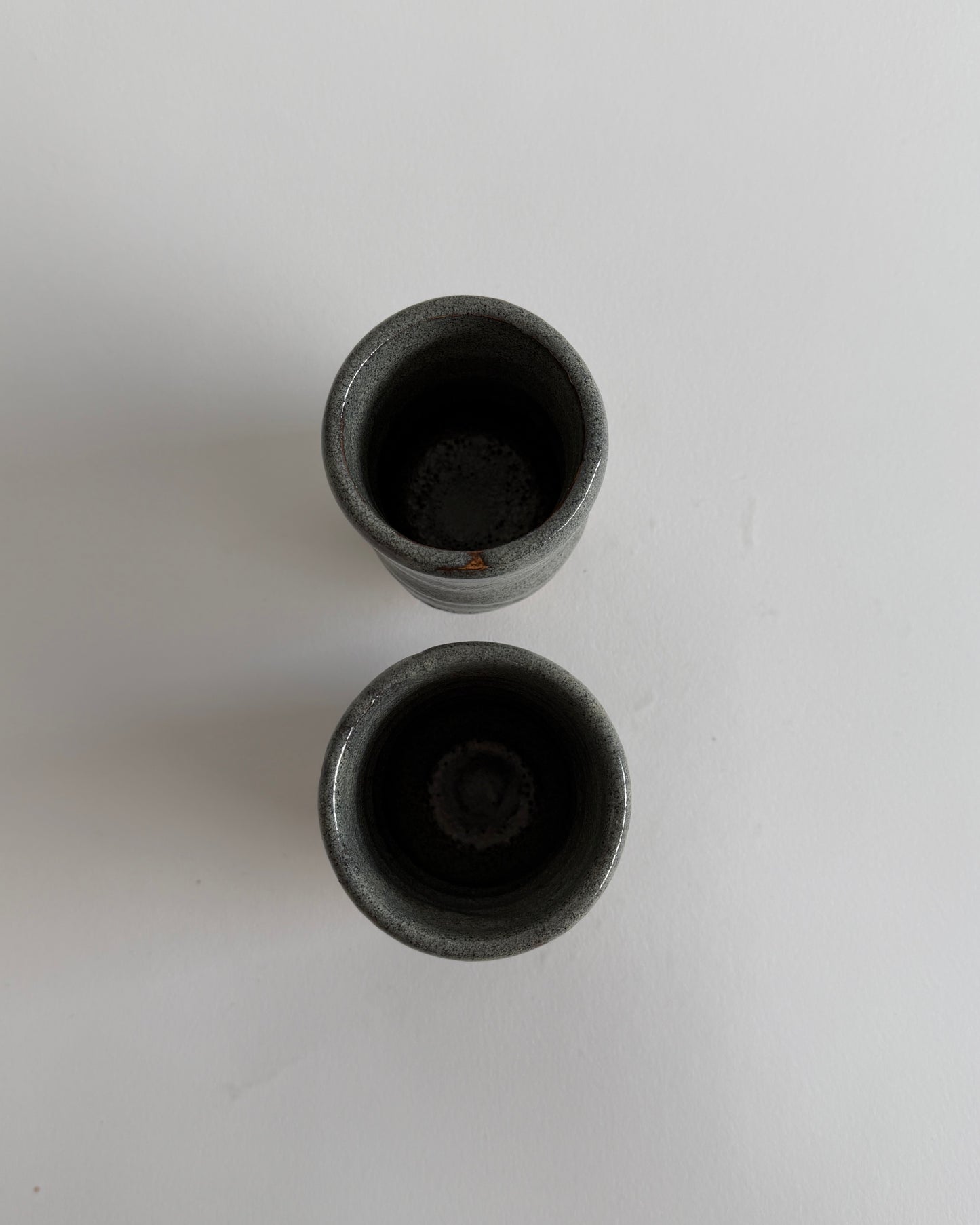 Handmade Small Ceramic Mugs - Set of 2