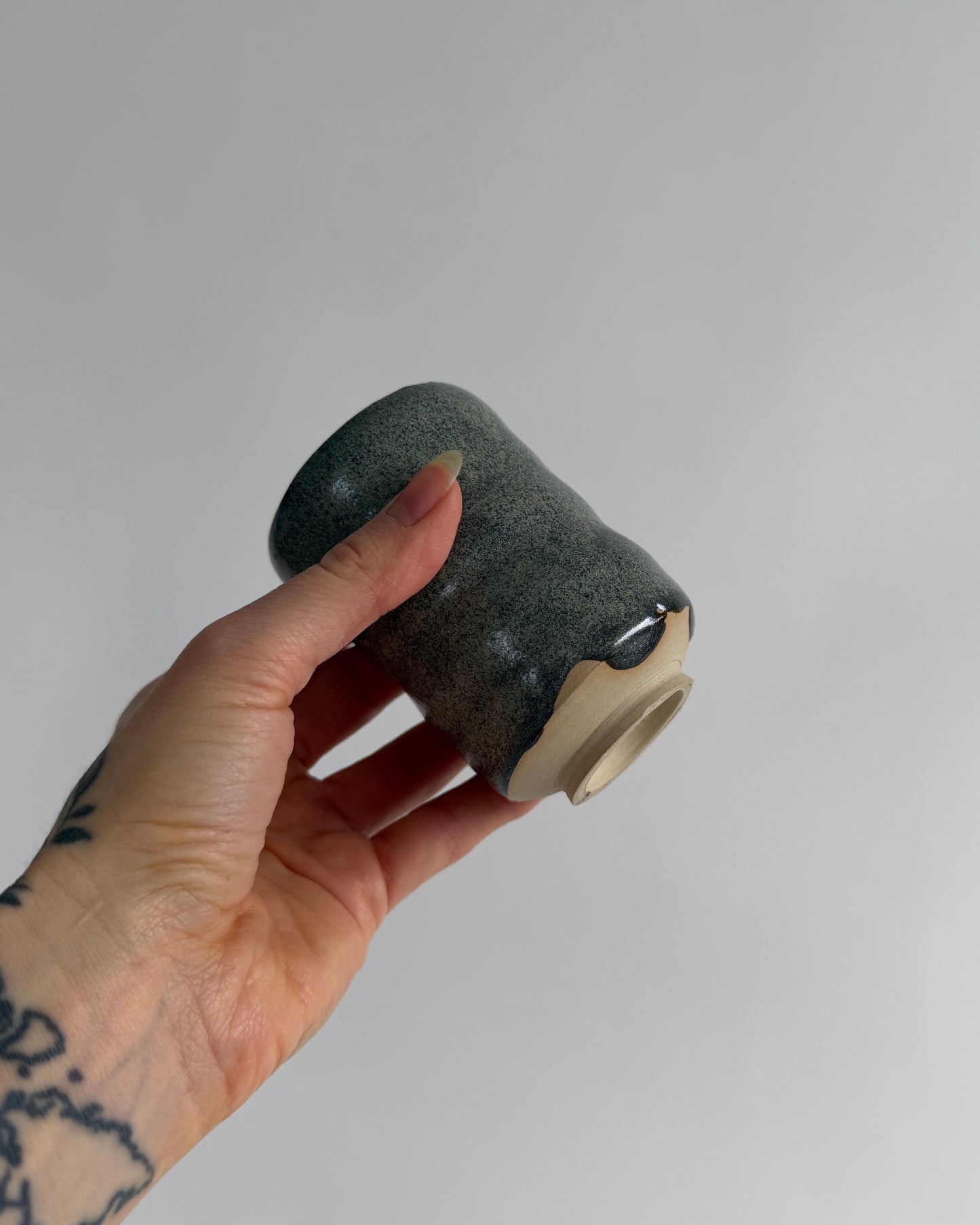 Handmade Small Ceramic Mugs - Set of 2