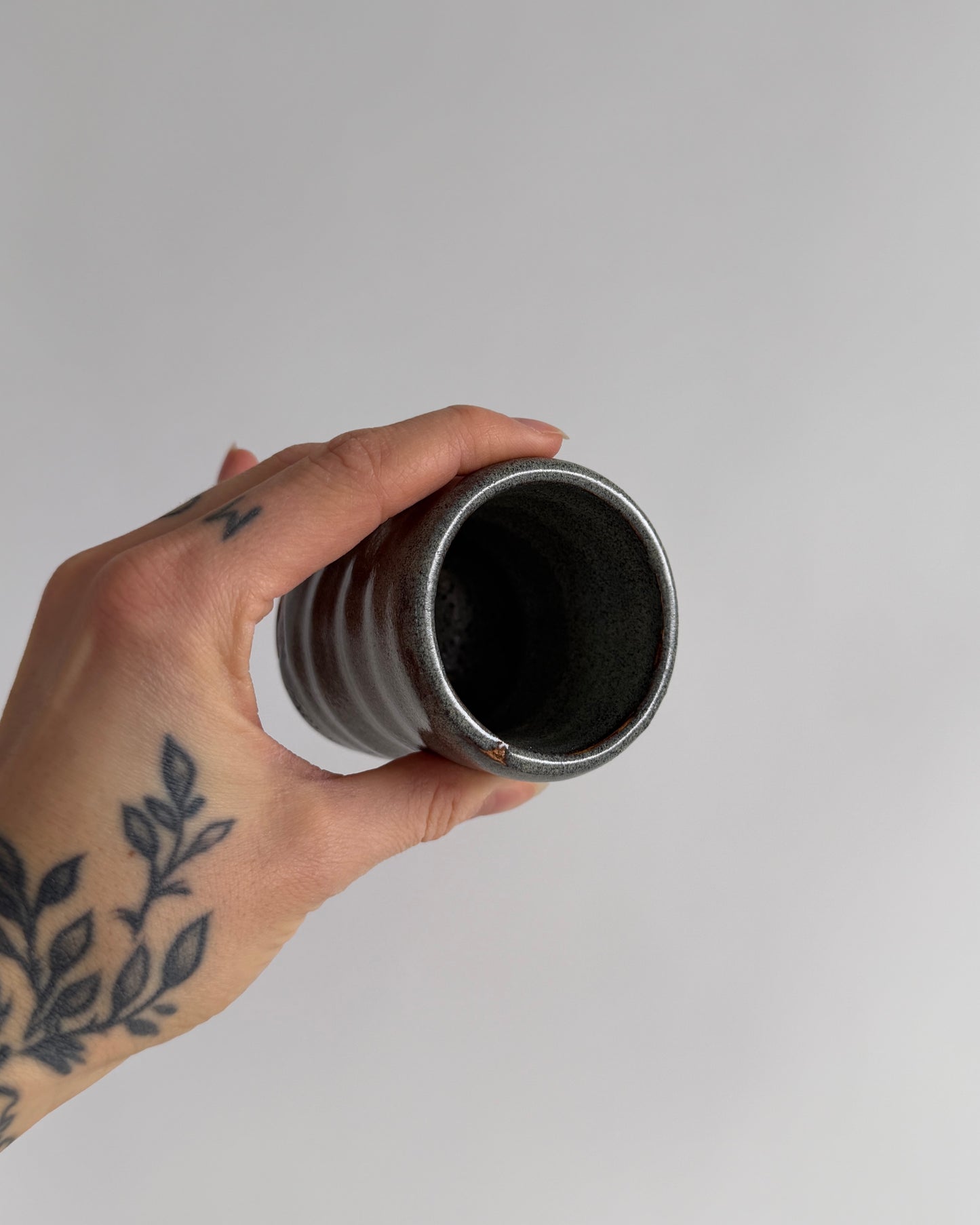 Handmade Small Ceramic Mugs - Set of 2