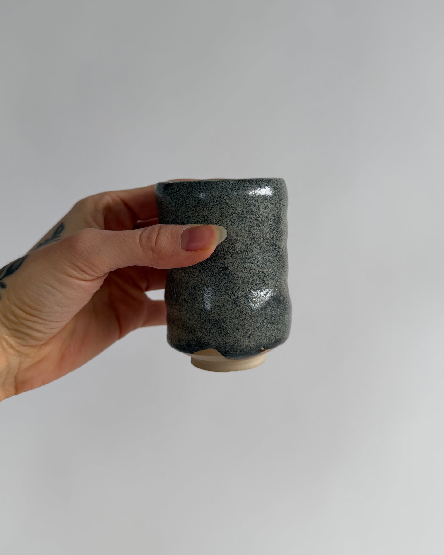 Handmade Small Ceramic Mugs - Set of 2