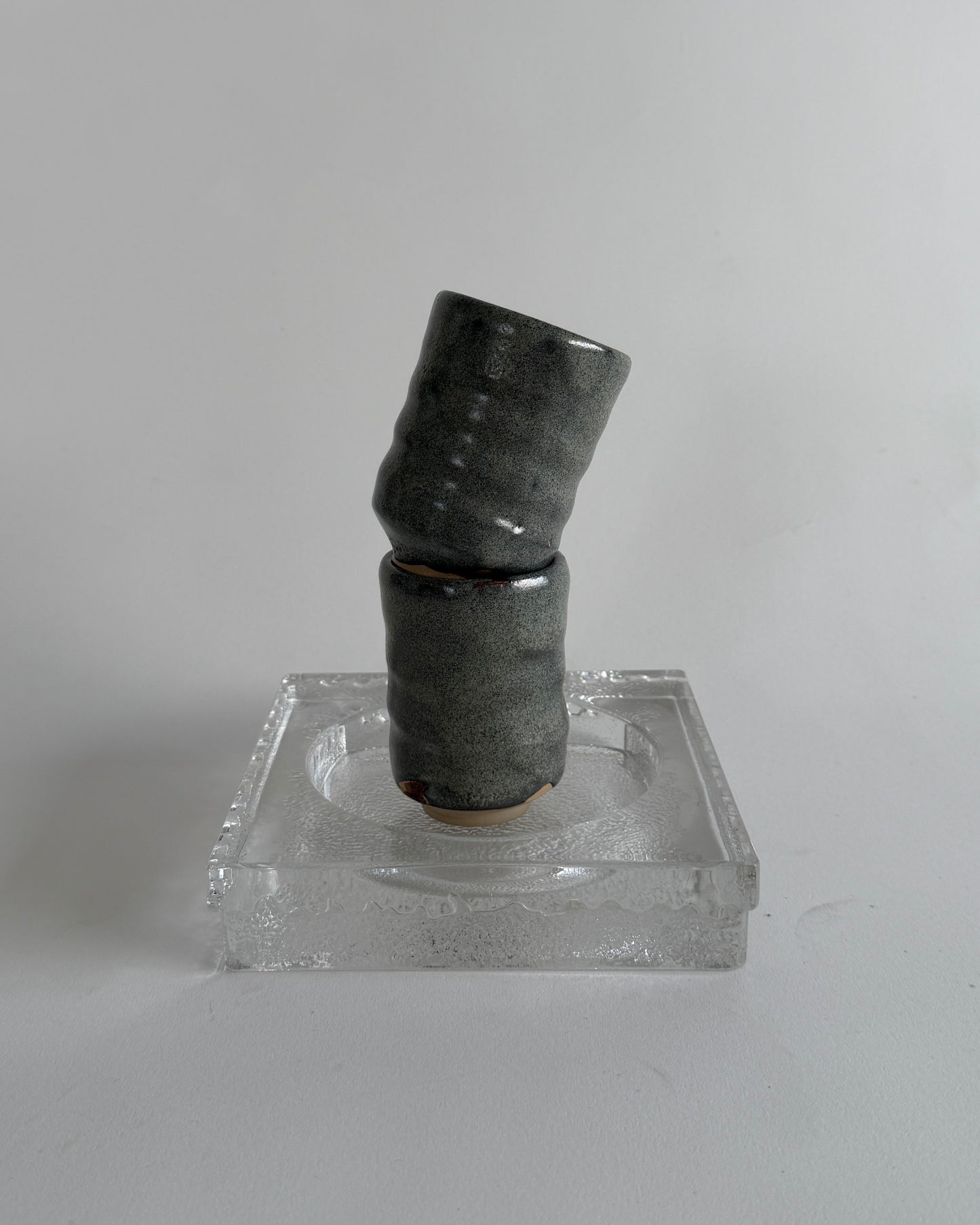 Handmade Small Ceramic Mugs - Set of 2