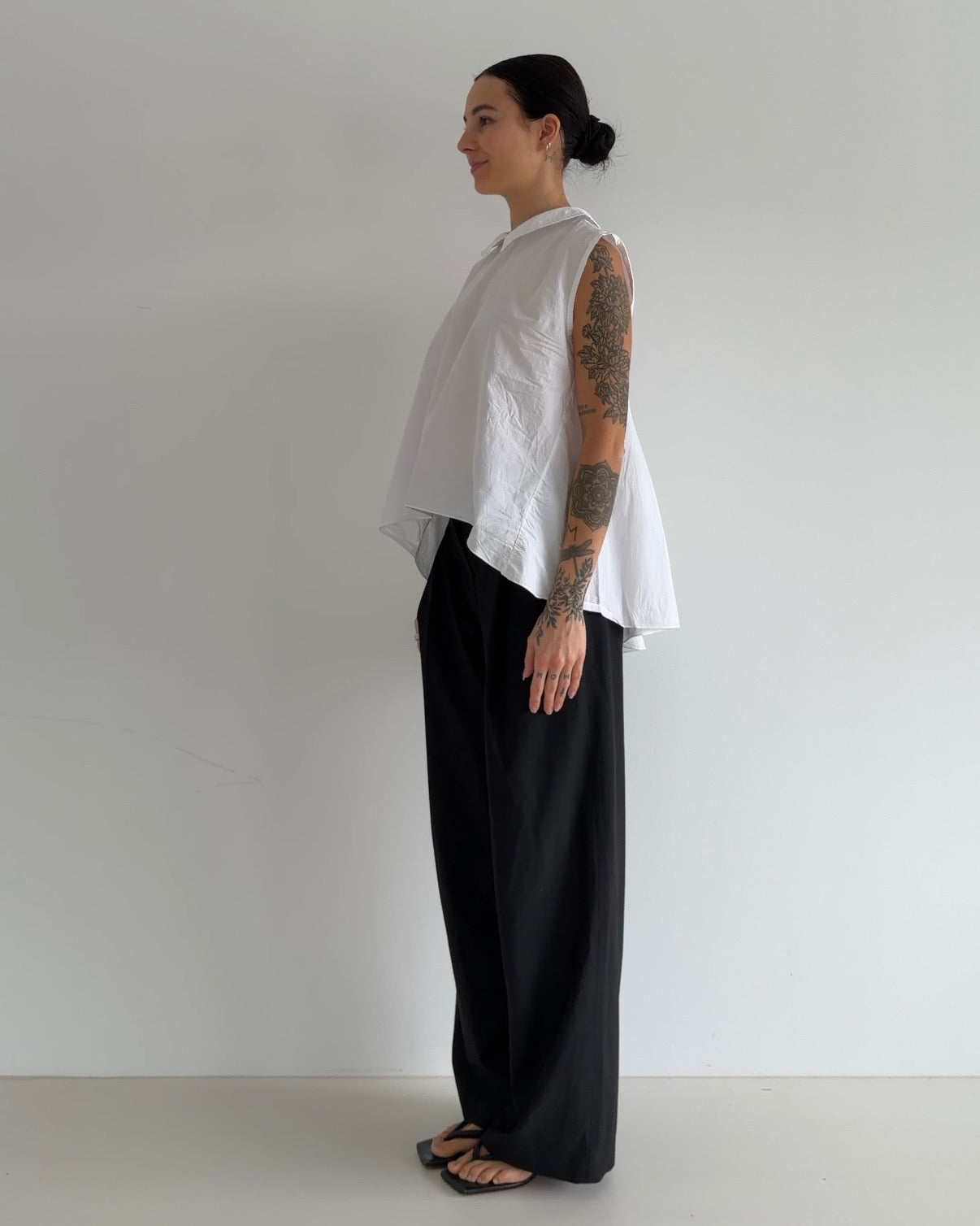 White Balloon Blouse