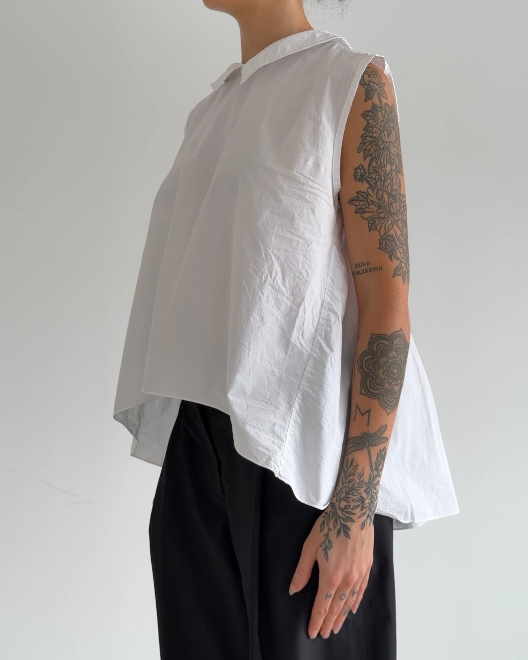 White Balloon Blouse