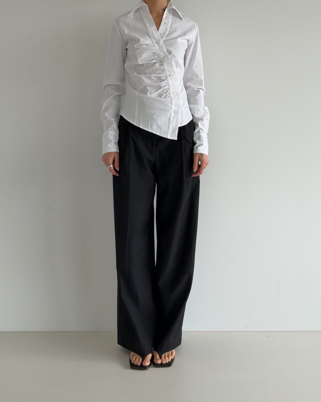 Reworked Vintage Blouse White