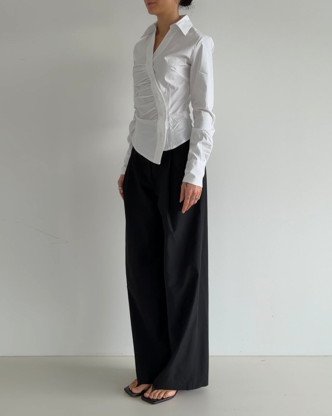 Reworked Vintage Blouse White