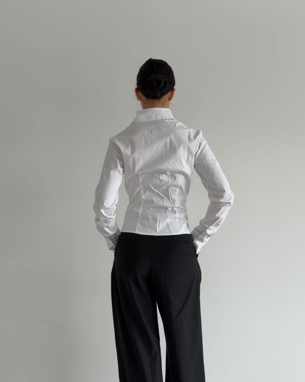 Reworked Vintage Blouse White