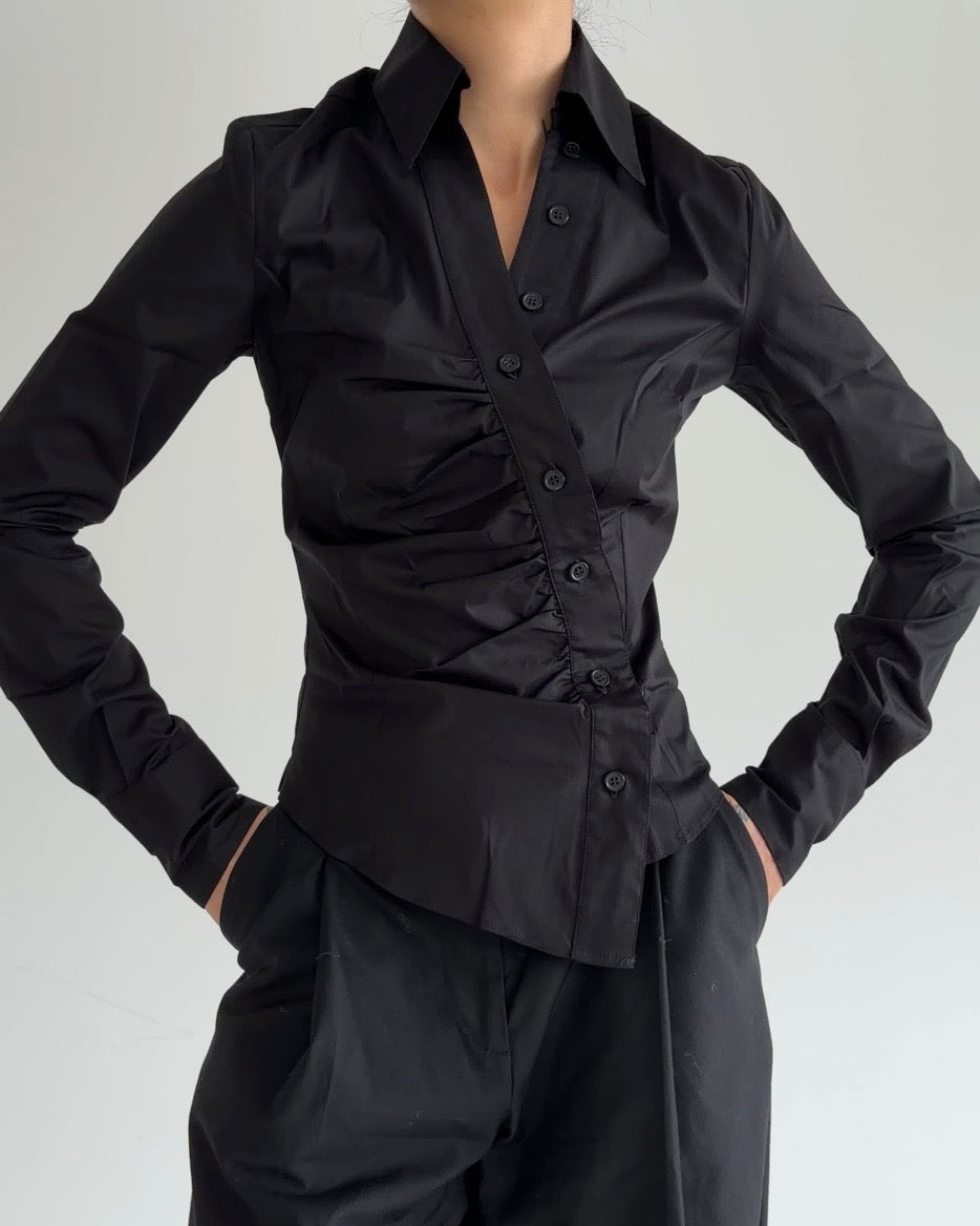 Reworked Vintage Shirt Black