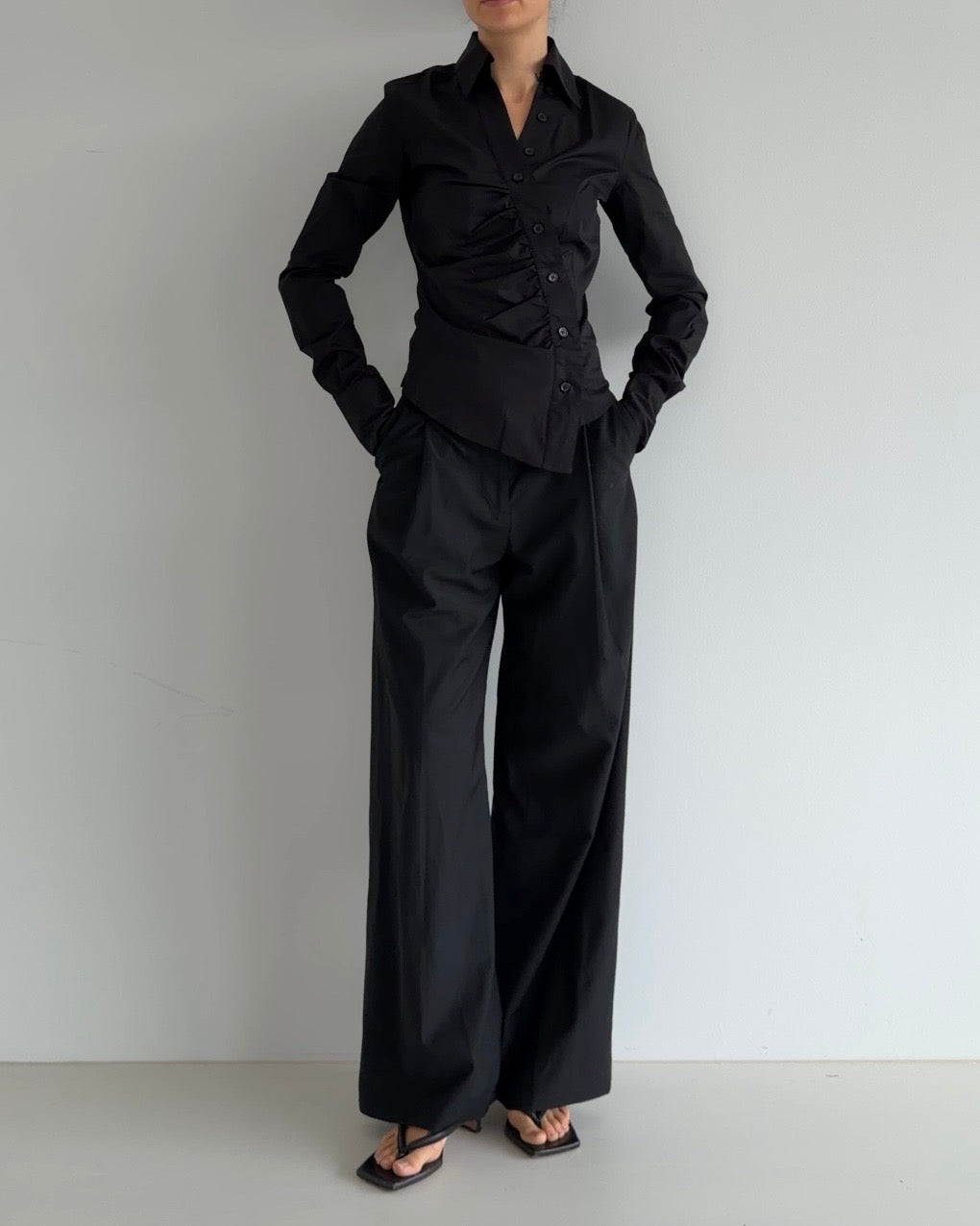 Reworked Vintage Shirt Black