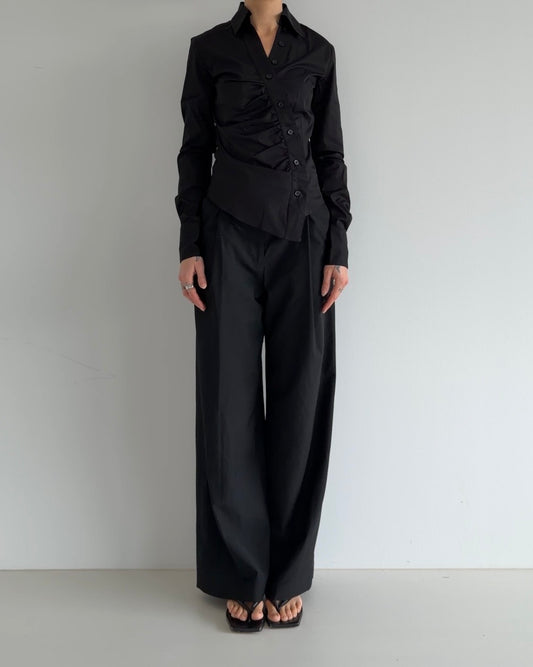 Reworked Vintage Shirt Black