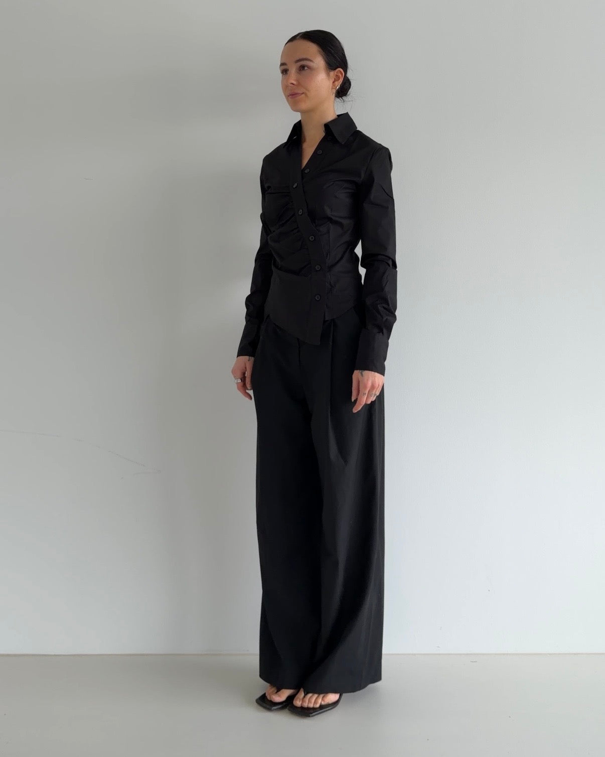 Reworked Vintage Shirt Black