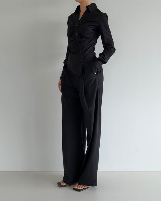 Reworked Vintage Shirt Black