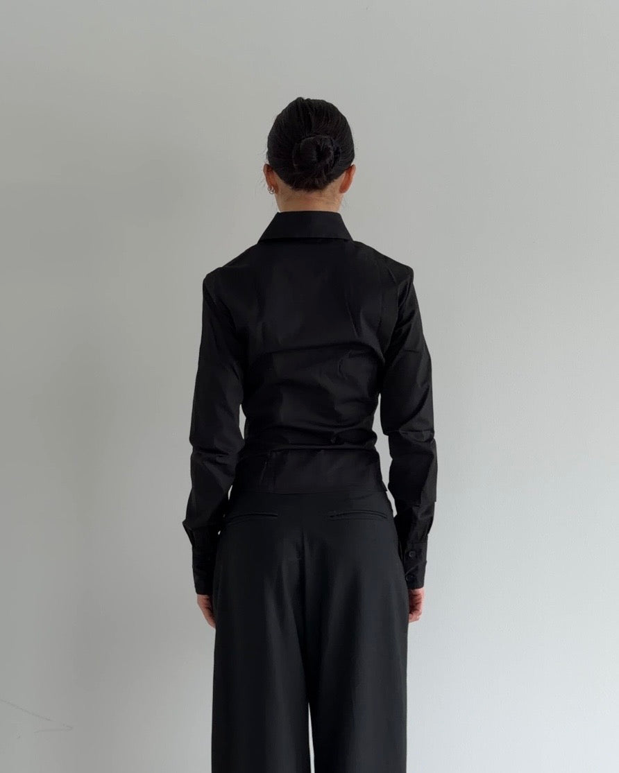 Reworked Vintage Shirt Black