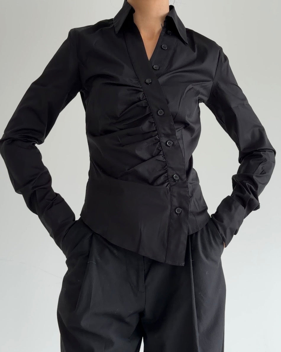 Reworked Vintage Shirt Black