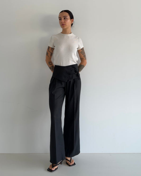 Reworked Vintage Striped Pants