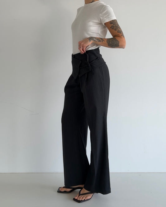 Reworked Vintage Striped Pants