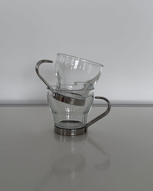 Glass Espresso Cups - Set of 2