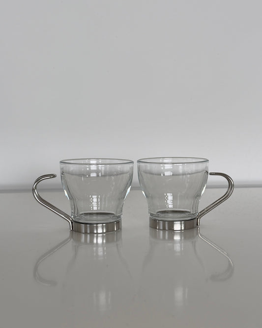 Glass Espresso Cups - Set of 2