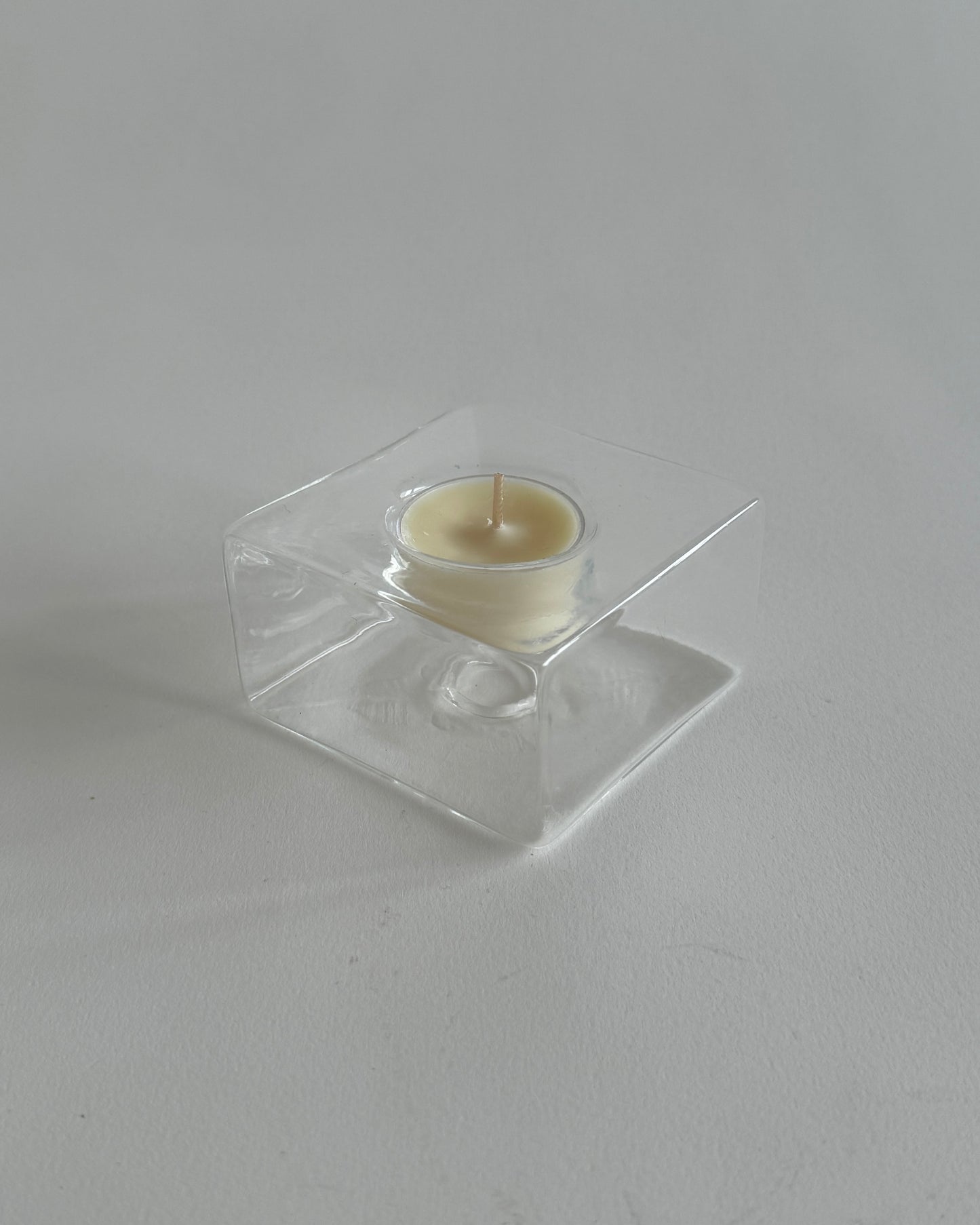 Glass Candle Holder