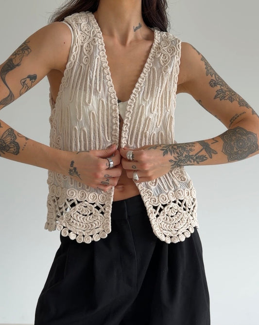 Soutache Embroidered Vest