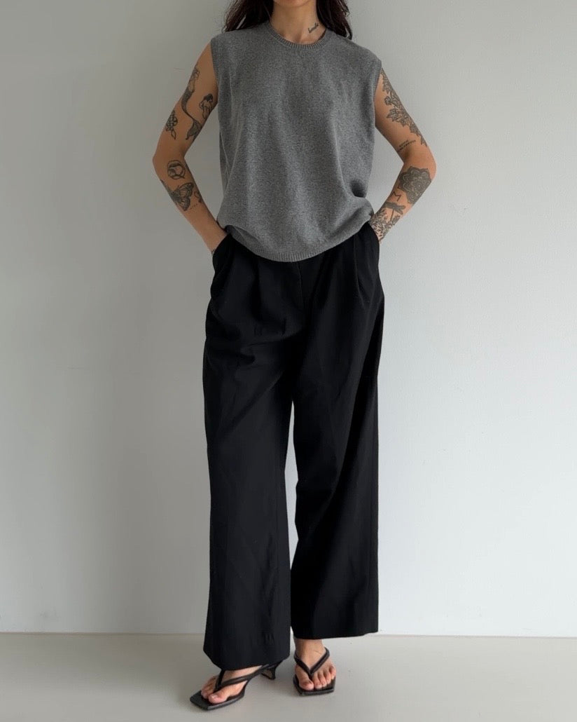 Cashmere Blend Knit Vest