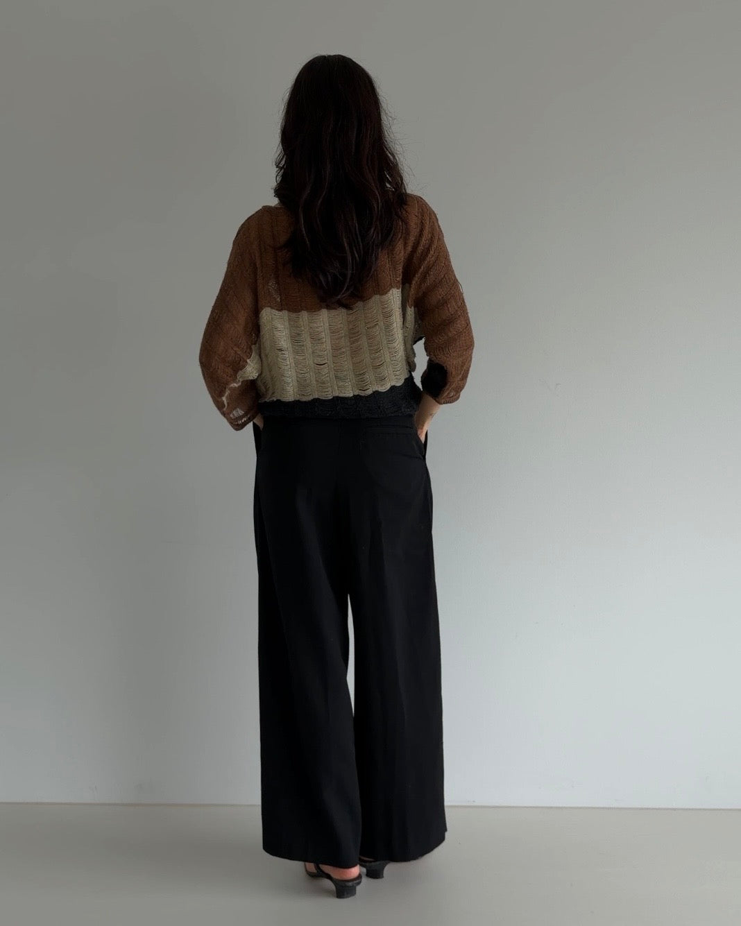Colorblock Textured Sweater