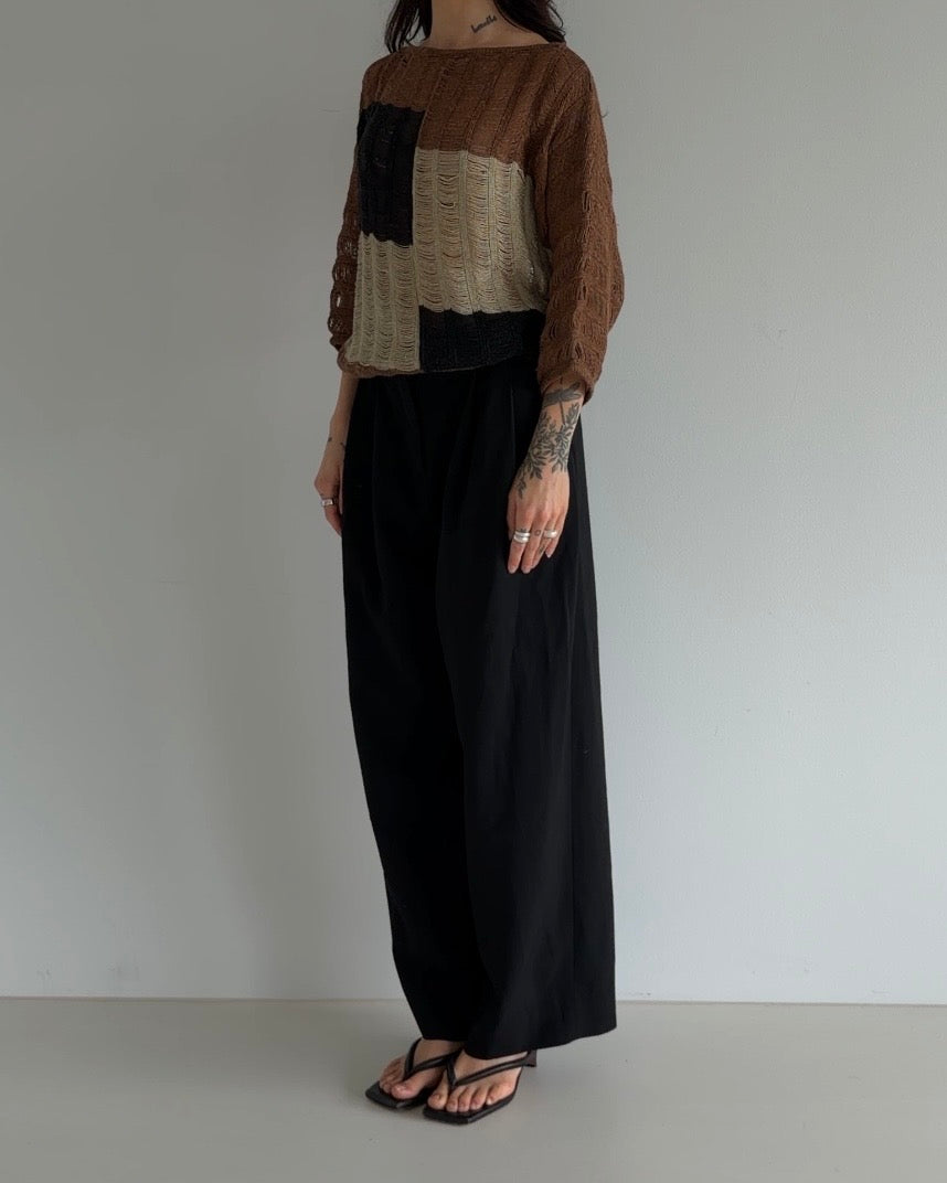 Colorblock Textured Sweater