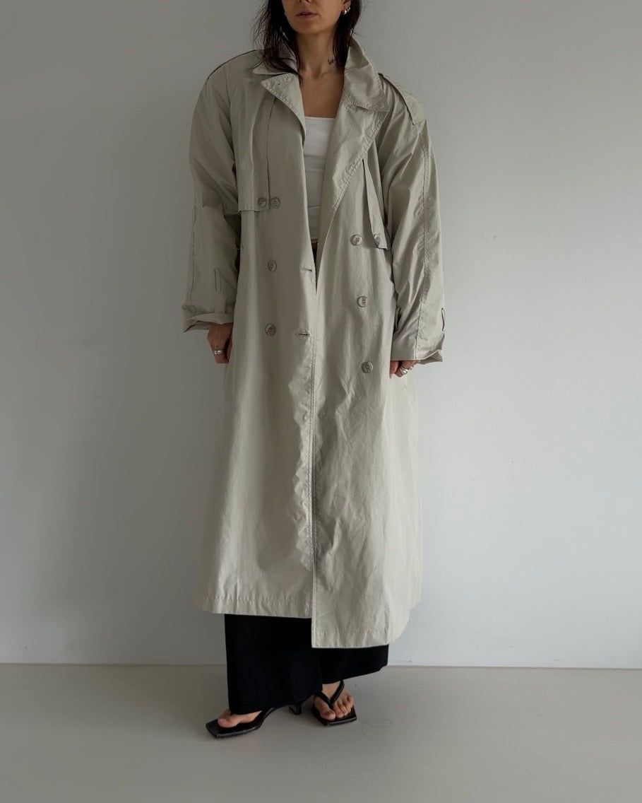 Oversized Trenchcoat Light Beige